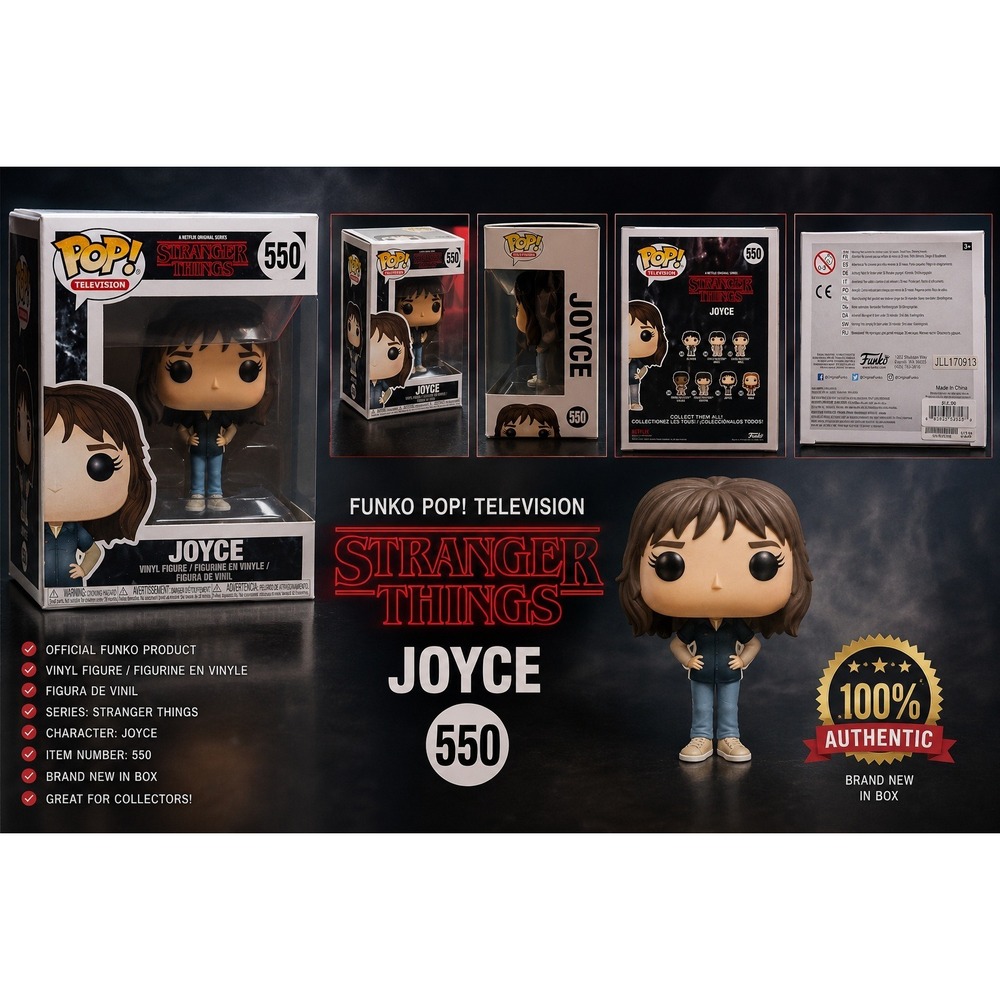 Funko Pop Stranger Things Joyce Byers Vinyl Figure 550 Netflix Original Series